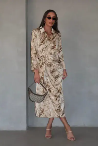 שמלת אודיה נגיעות חום