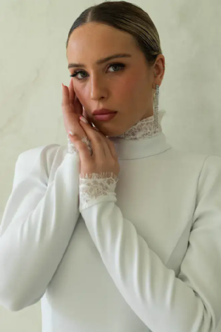 שמלת זיו לבן