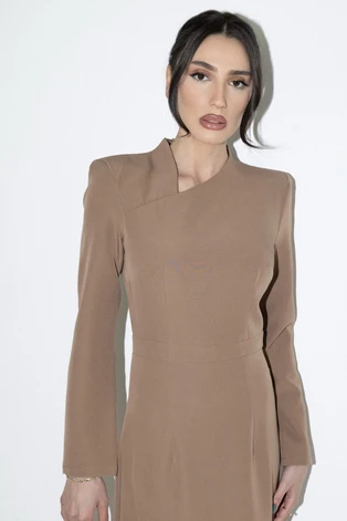 שמלת מליסה חום