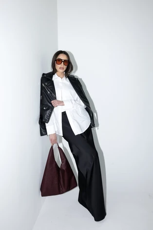 חצאית מורגן שחור