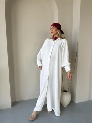 שמלת אליזבט לבן