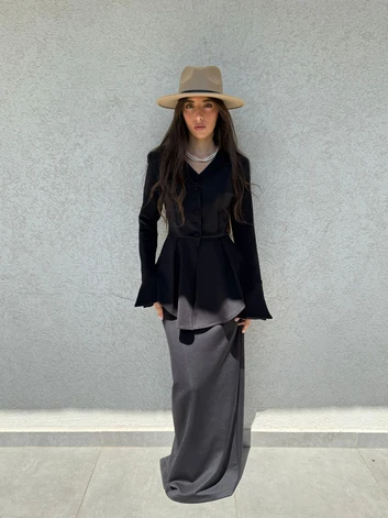 חליפת לבר שחור