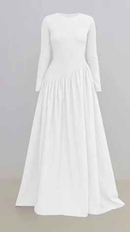 שמלה שיר לבן