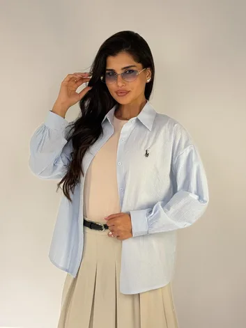 חולצת שייה תכלת