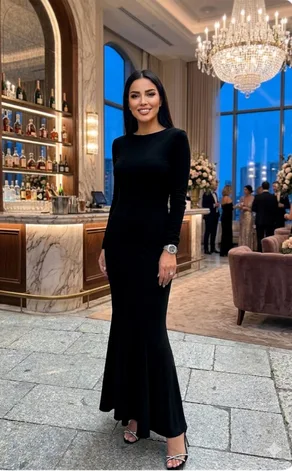 שמלת מיכל שחור